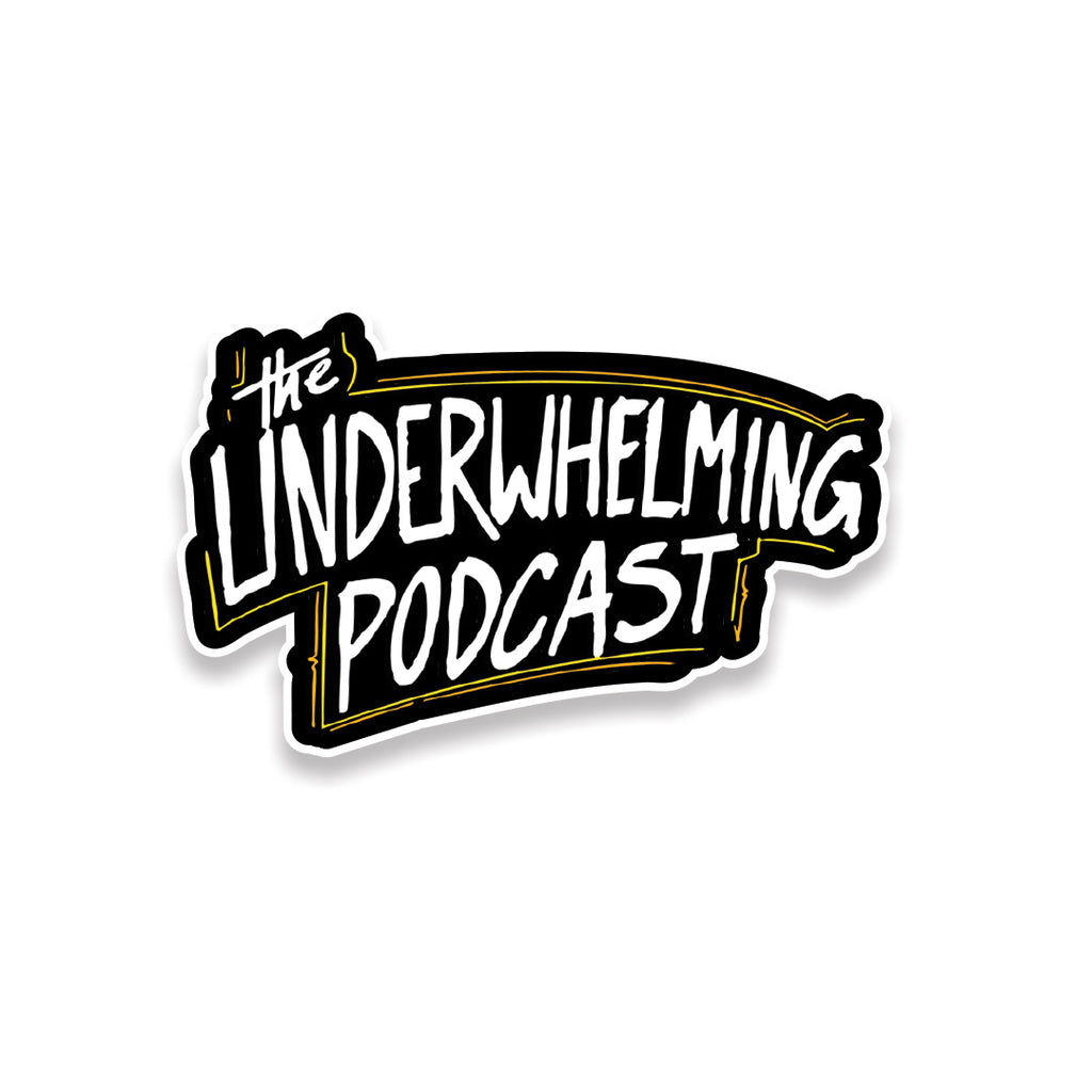 Underwhelming Logo Sticker