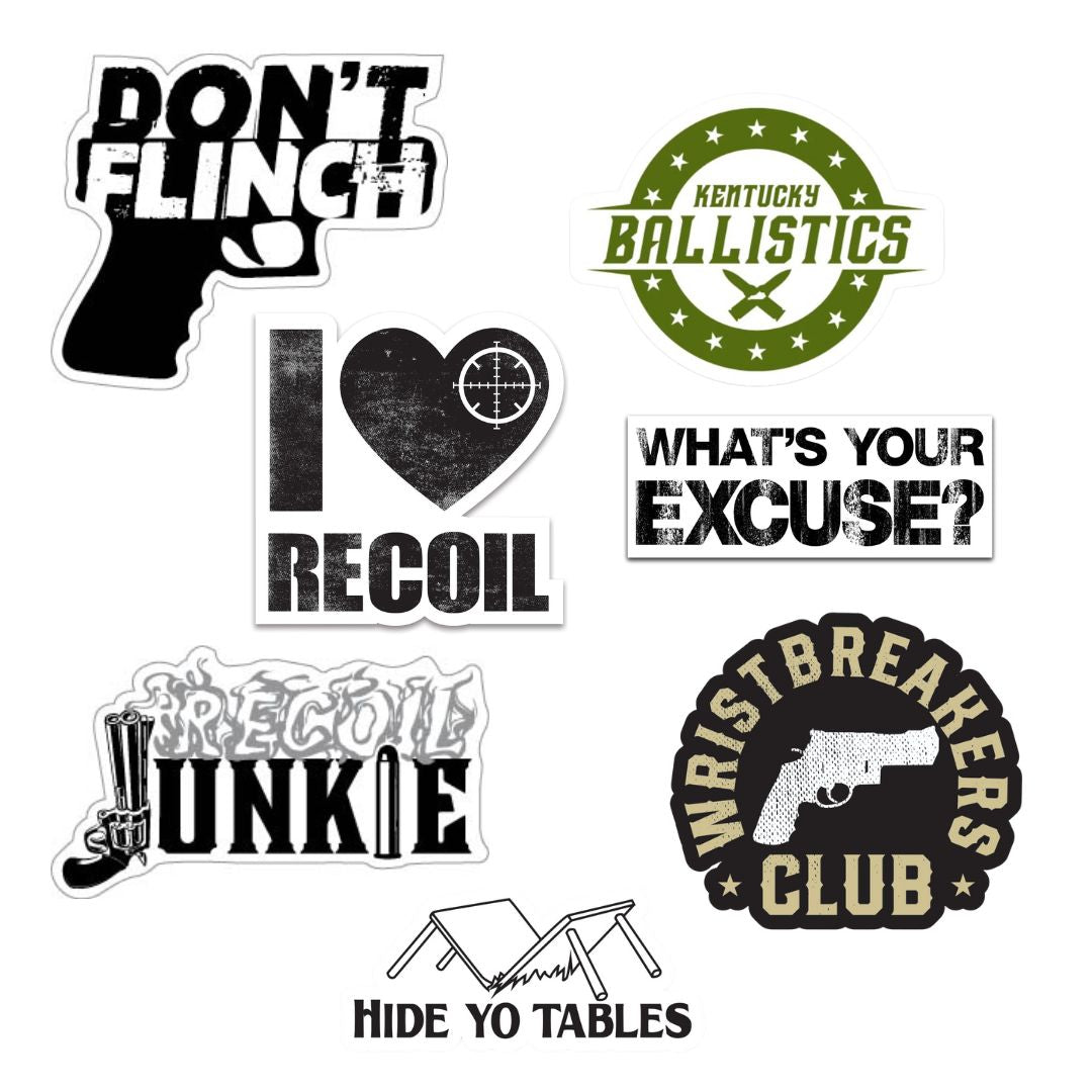 Kentucky Ballistics Sticker Bundle #3