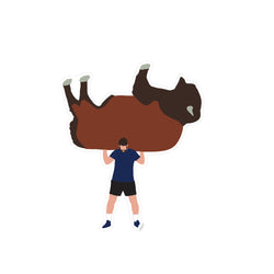 Uncle Dijon Bison Lifter Sticker