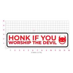 RC Devil Bumper Sticker