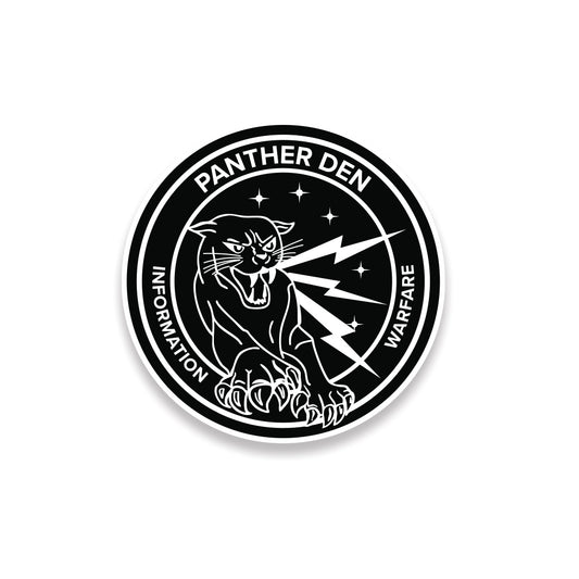 Panther Den Sticker