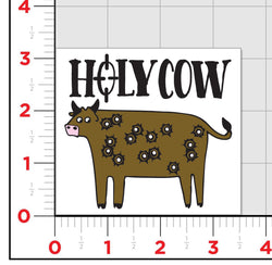 KB Holy Cow Sticker