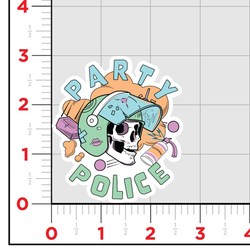 Party Police Sticker