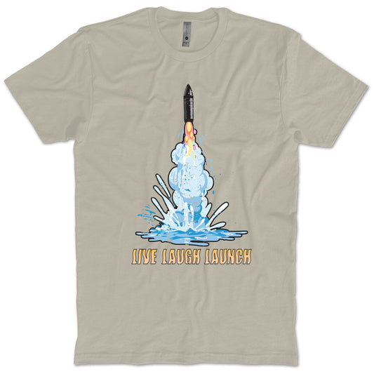 Live Laugh Launch Trident T-Shirt