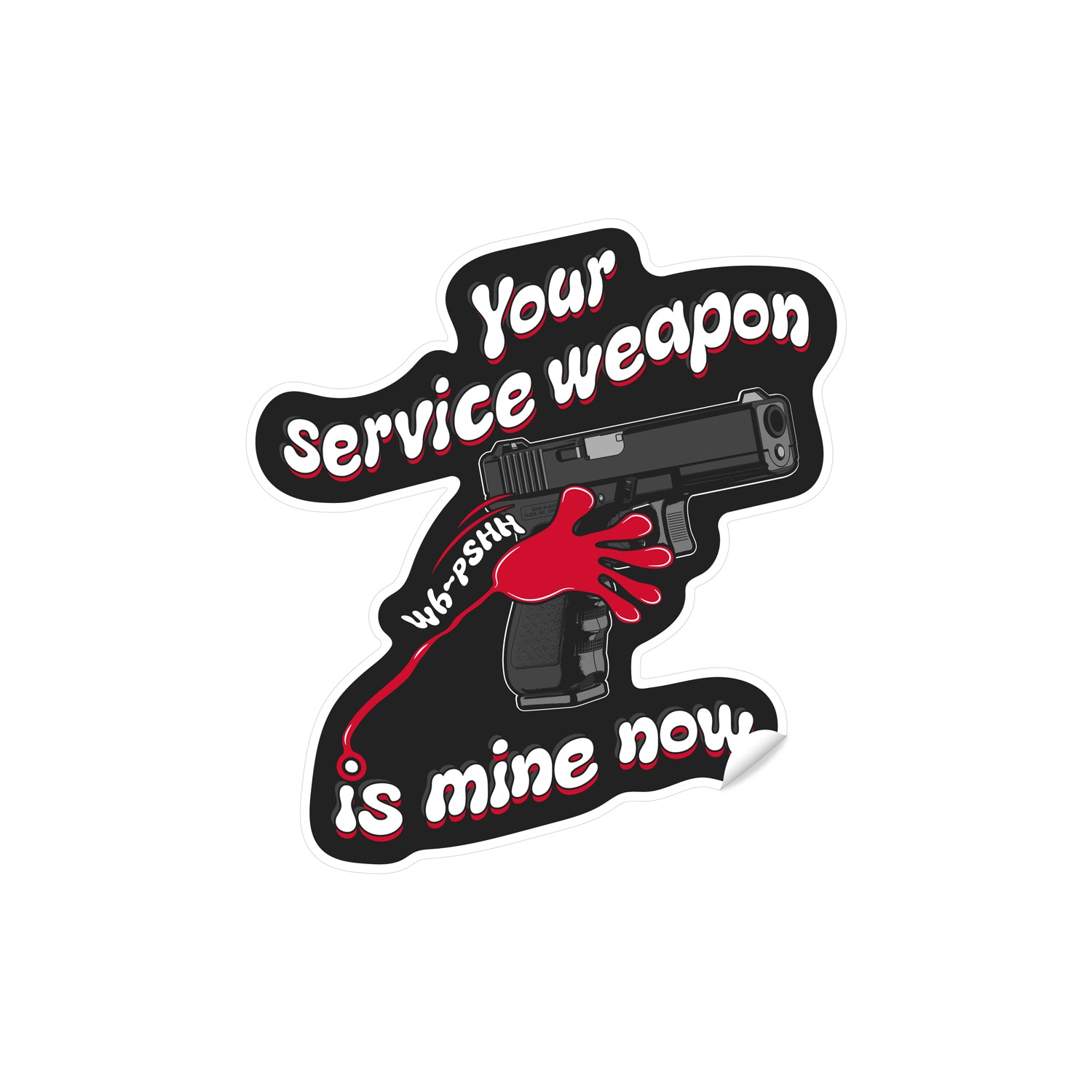 SG Service Weapon Sticker