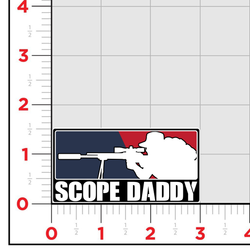 Scope Daddy Sticker