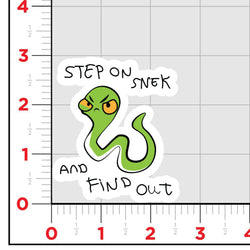 Step On Snek Sticker