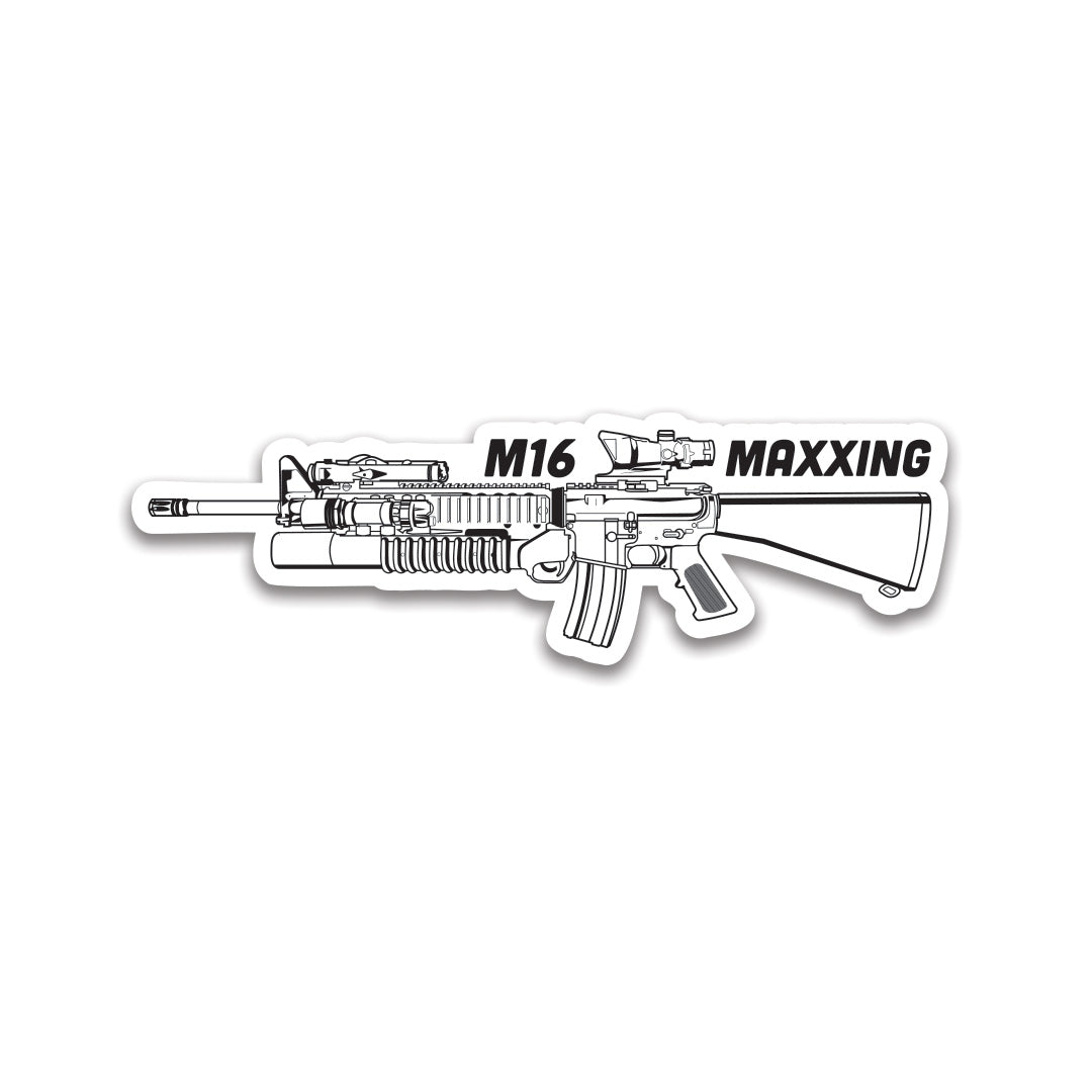 M16 Maxxing Sticker