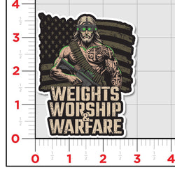 Worship & Warfare Sticker