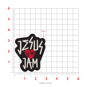 Jesus Is My Jam 2.0 Sticker