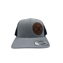 JAMSI Leather Patch Hat