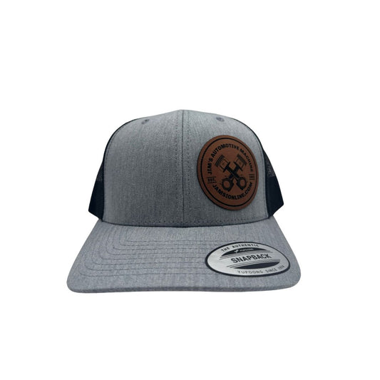 JAMSI Leather Patch Hat