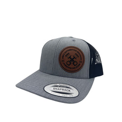 JAMSI Leather Patch Hat