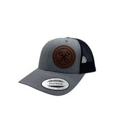 JAMSI Leather Patch Hat