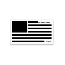 WKS Blackout Flag Sticker