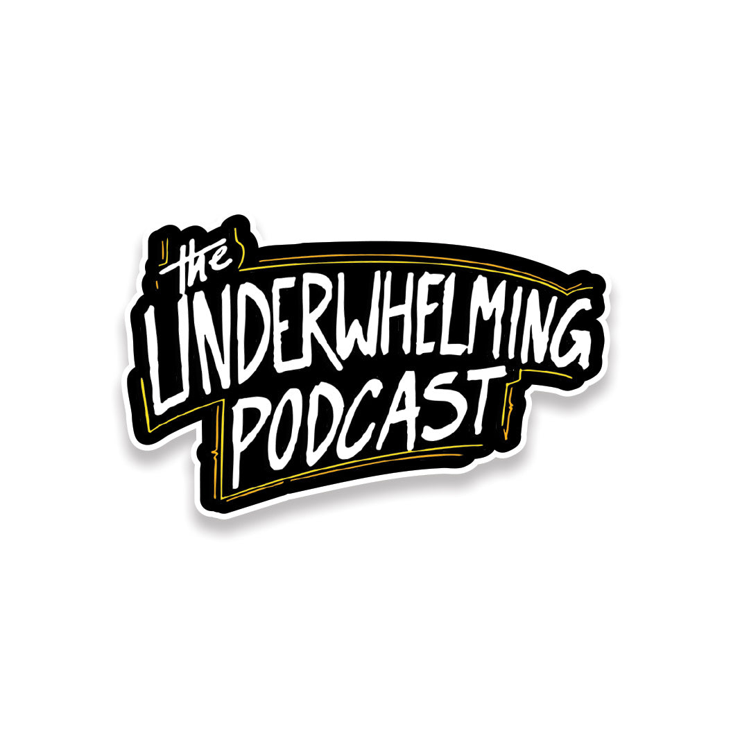 Underwhelming Logo Sticker