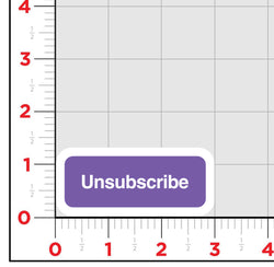 Unsubscribe Logo Sticker