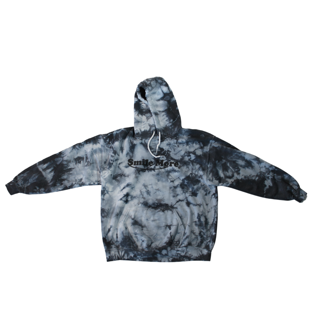 Smile More Tie Dye Hoodie