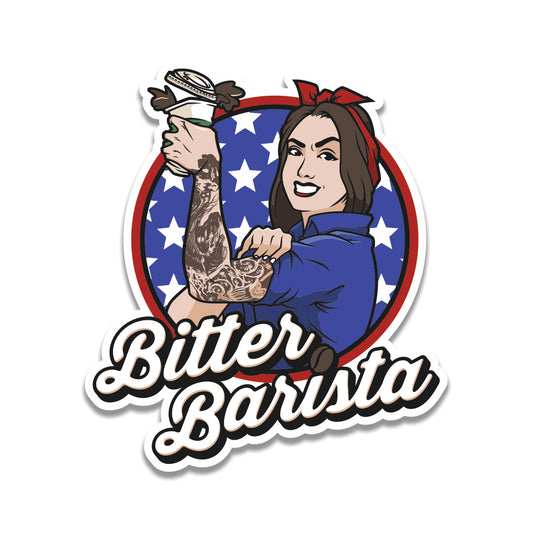 Bitter Barista Sticker