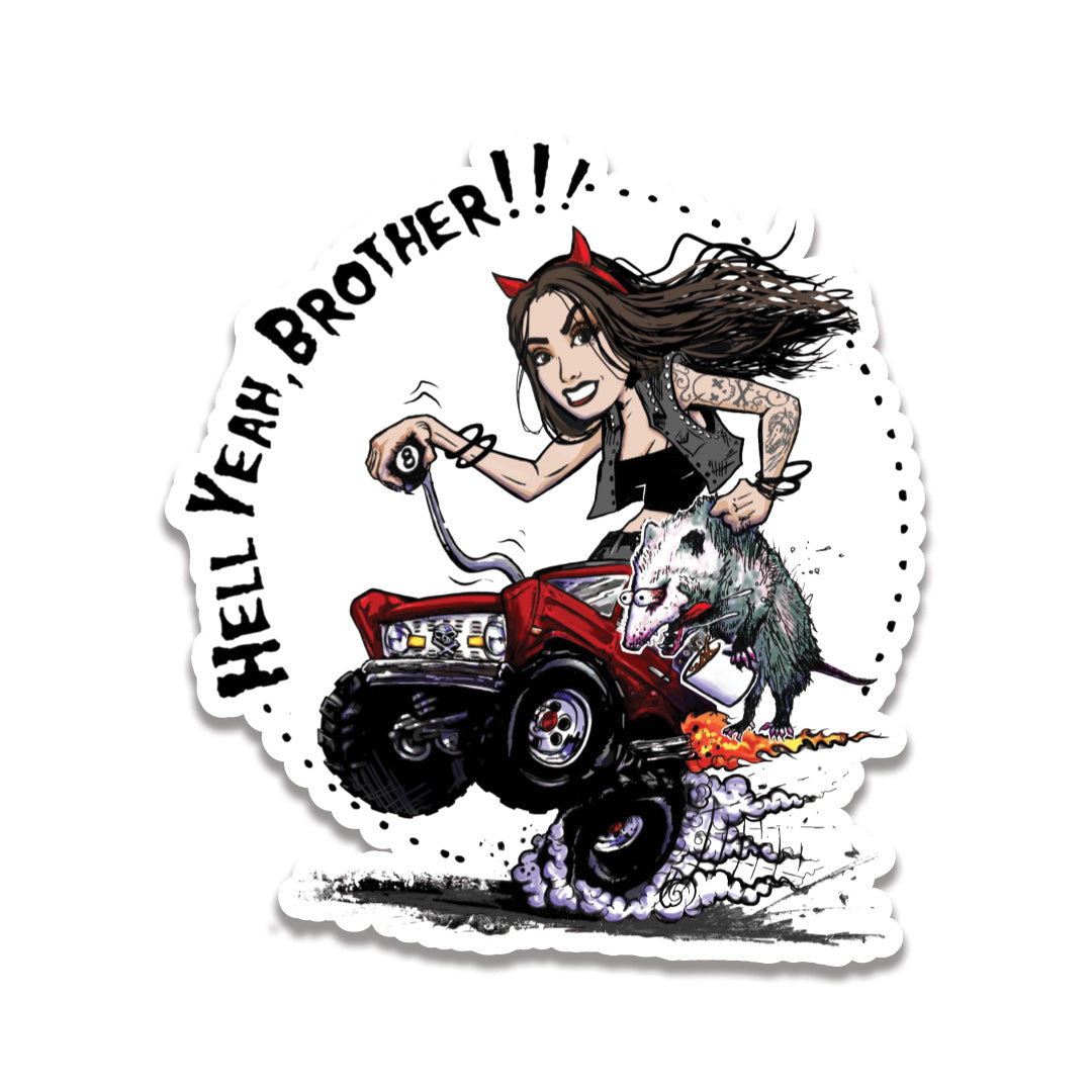 Hot Rod Sticker