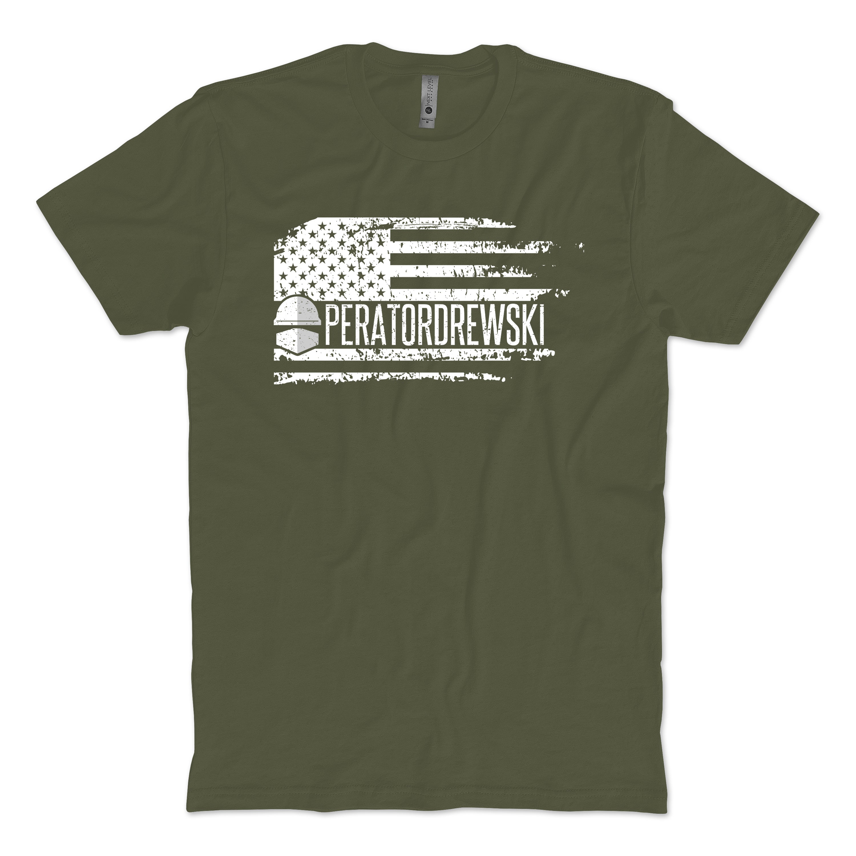 Operator Drewski Flag Logo T-shirt