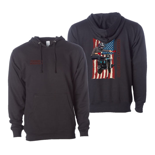 American Flag Trick Hoodie