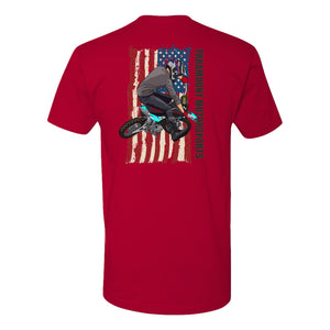 American Flag Right Turn T-Shirt