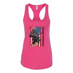 American Flag Trick Ladies Tank Top