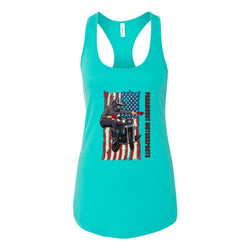 American Flag Trick Ladies Tank Top