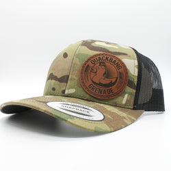 Quackbang Leather Patch Hat