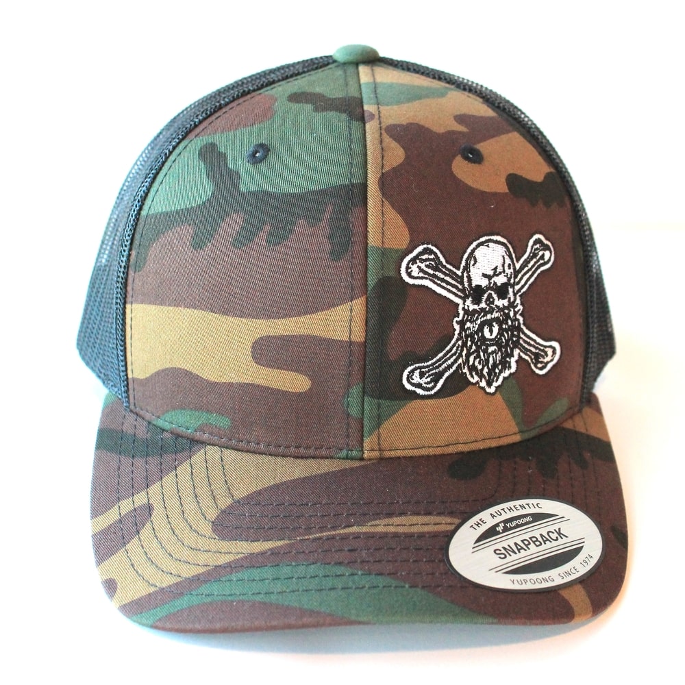 Skull and Bones Camo Hat