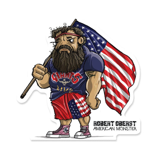 Robert Oberst Caricature Sticker