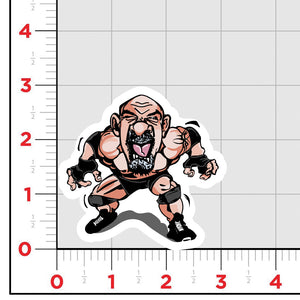 Wrestling Goldberg Sticker